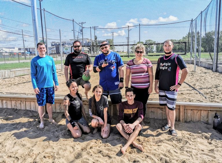 Beach dodgeball 2019 champions